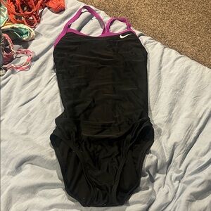 Black and Purple Swimsuit nike 30